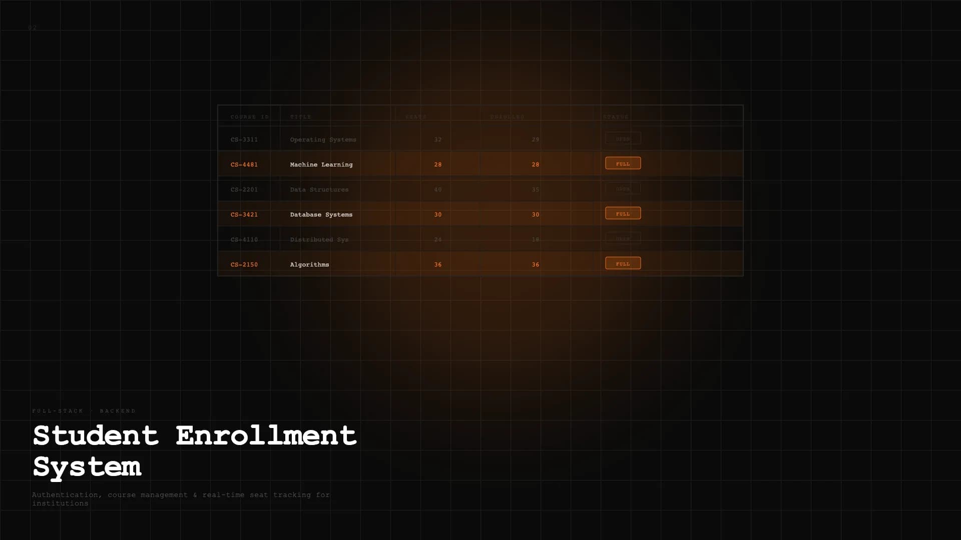 Student Enrollment System